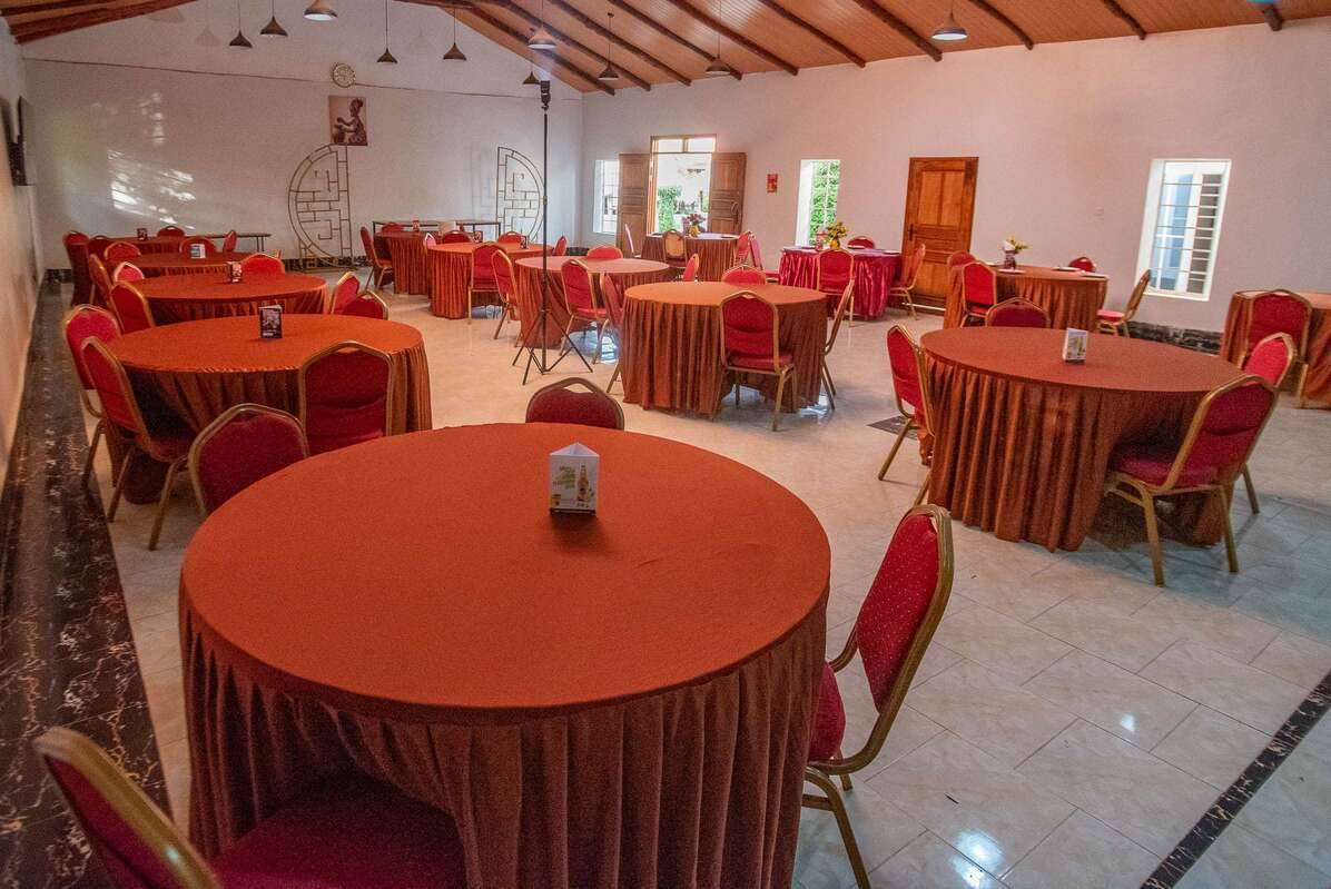 Conference facility in Kiambu with projector and natural lighting